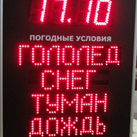 Табло погодных условий