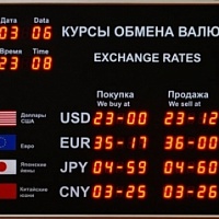 Табло курсов валют